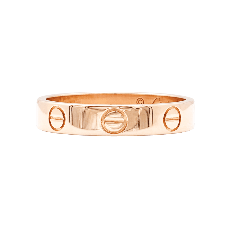 Bague Alliance CARTIER "Love" en or rose - Castafiore