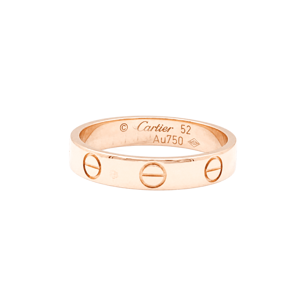 Bague Alliance CARTIER "Love" en or rose - Castafiore