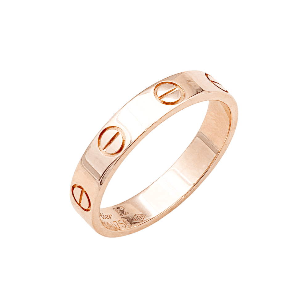 Bague Alliance CARTIER "Love" en or rose - Castafiore