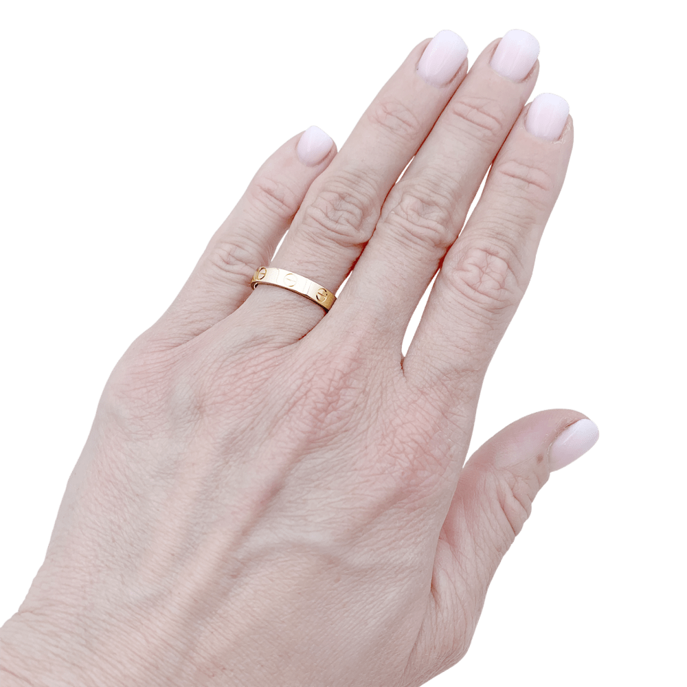 Bague Alliance CARTIER "Love" en or rose - Castafiore