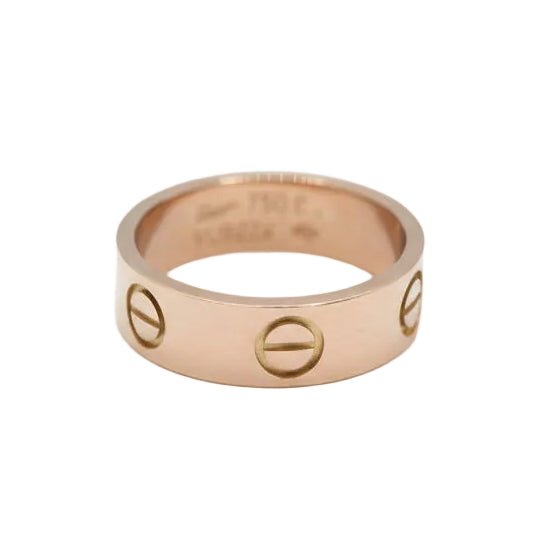Bague Alliance CARTIER "Love" en or rose - Castafiore