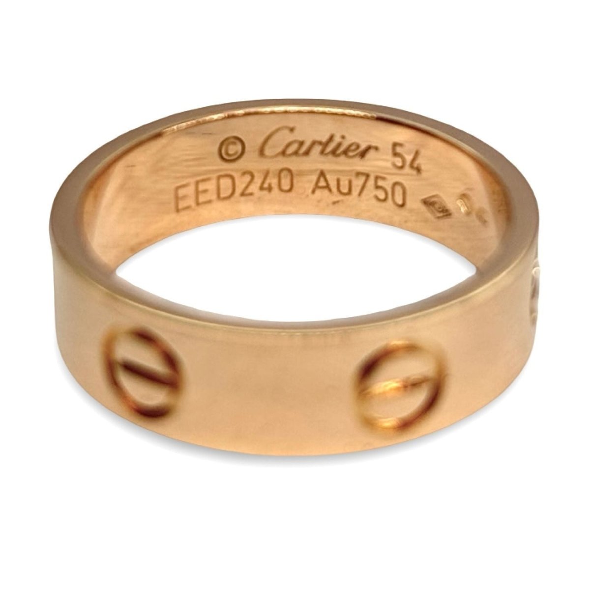 Bague Alliance CARTIER "Love" en or rose - Castafiore