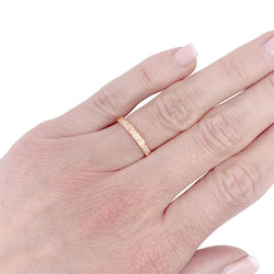 Bague Alliance CARTIER "Love" en or rose et diamants - Castafiore