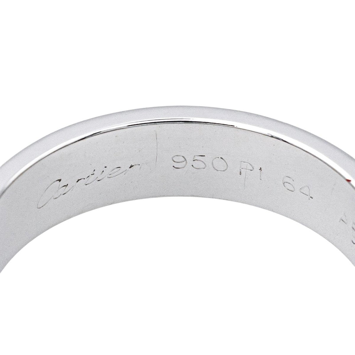 Bague Alliance CARTIER "Love" en platine - Castafiore