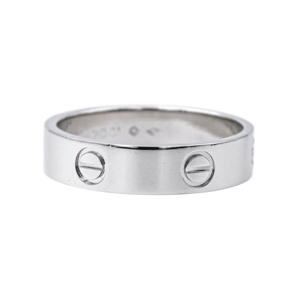 Bague Alliance CARTIER "Love" en platine - Castafiore