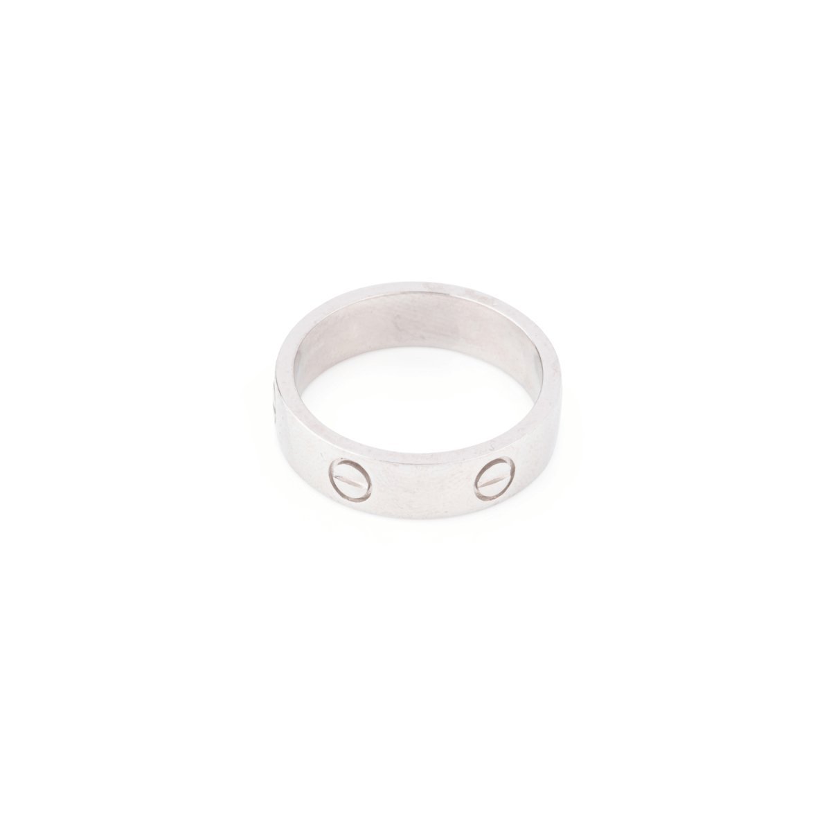 Bague Alliance CARTIER "Love" en platine - Castafiore