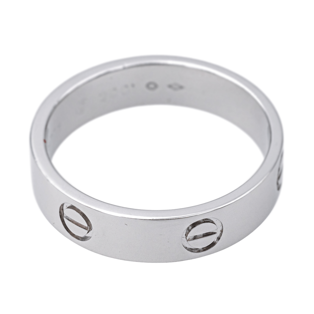 Bague Alliance CARTIER "Love" en platine - Castafiore