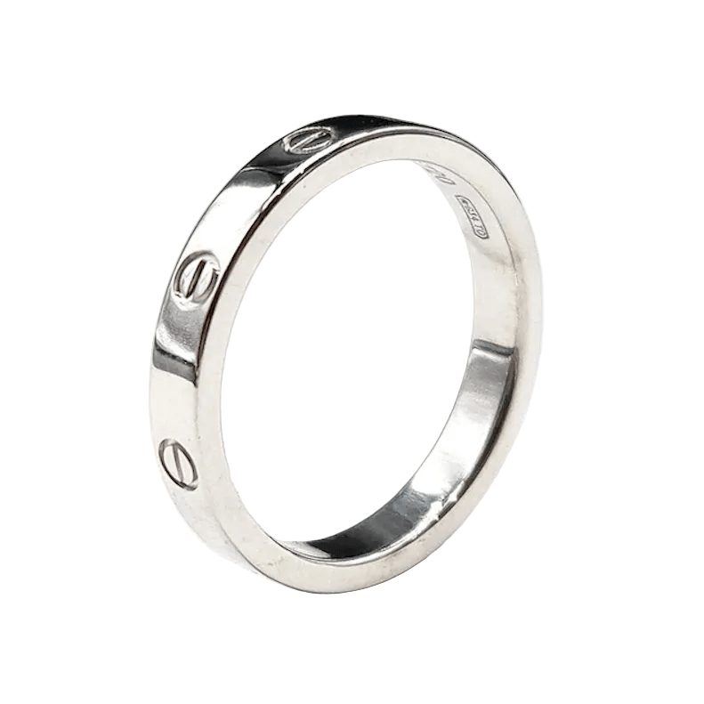Bague Alliance CARTIER Love PM en or blanc
