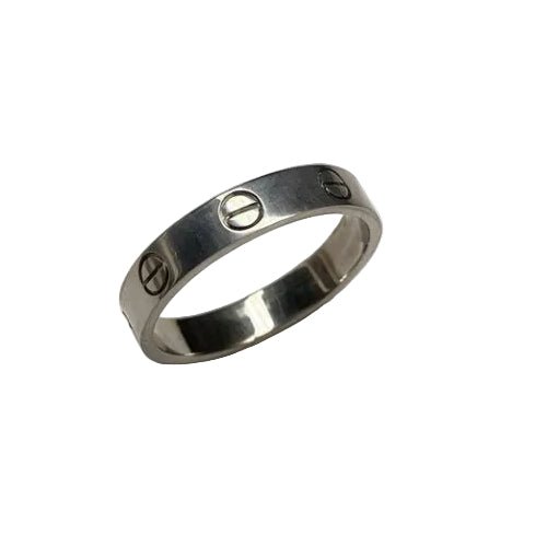 Bague Alliance CARTIER "Love" PM en or blanc - Castafiore