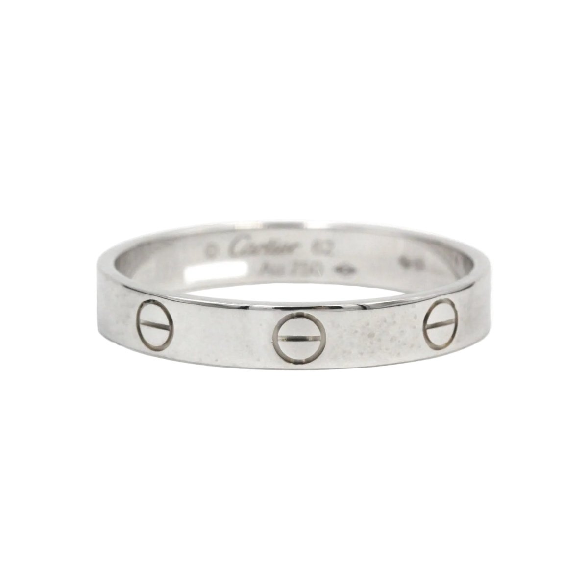 Bague Alliance CARTIER "Love" PM en or blanc - Castafiore