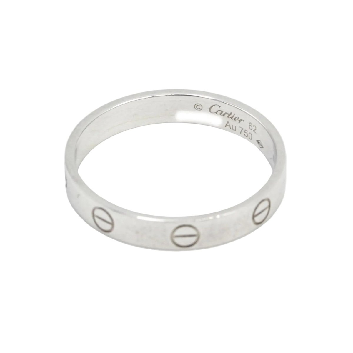 Bague Alliance CARTIER "Love" PM en or blanc - Castafiore