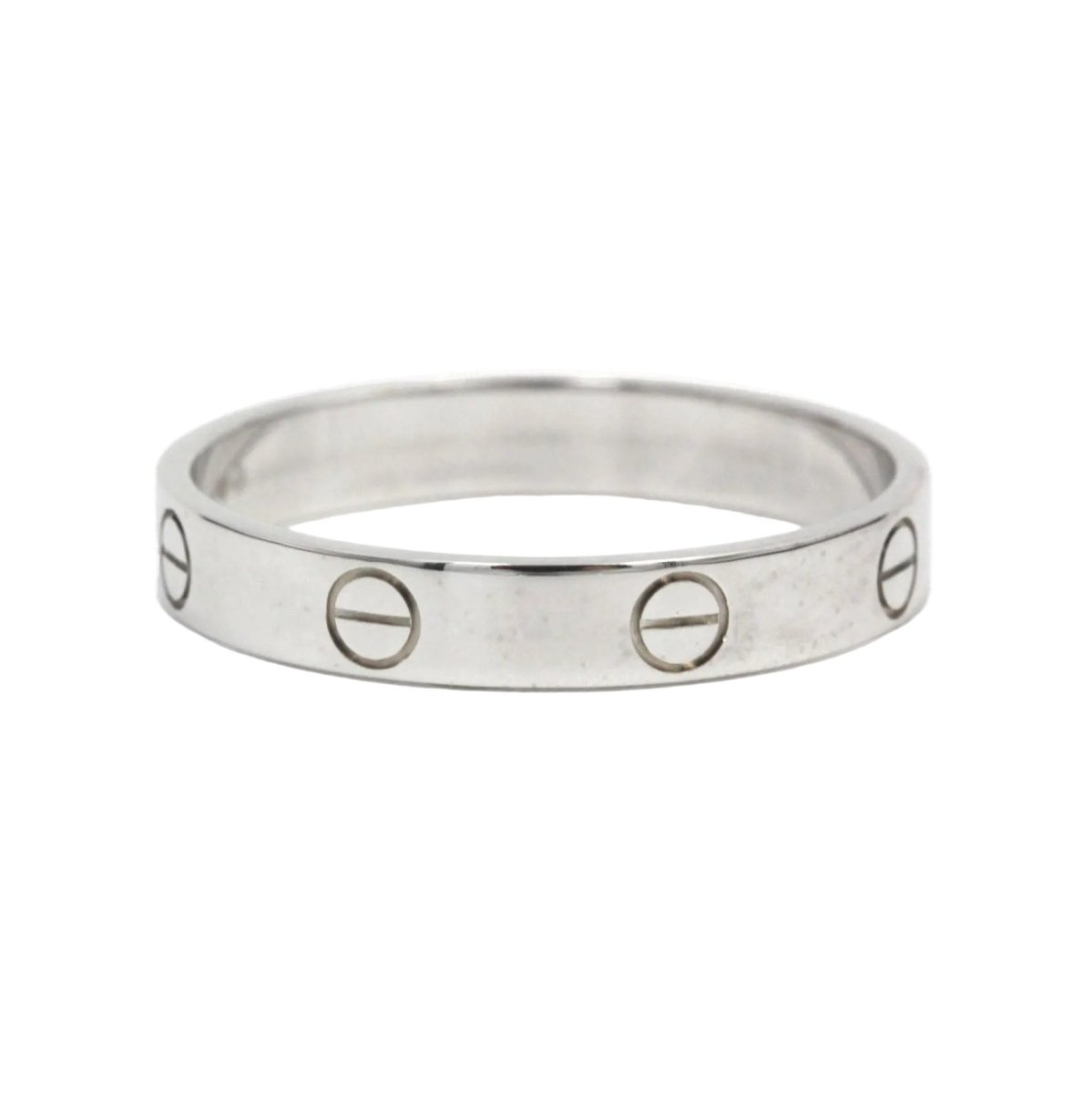 Bague Alliance CARTIER "Love" PM en or blanc - Castafiore
