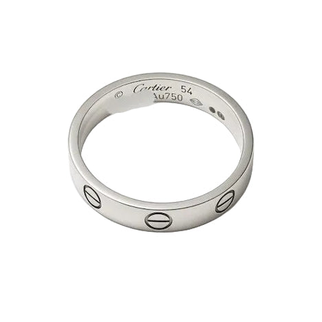 Bague Alliance CARTIER "Love" PM en or blanc - Castafiore