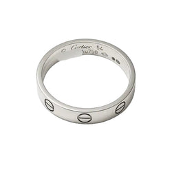 Bague Alliance CARTIER "Love" PM en or blanc - Castafiore