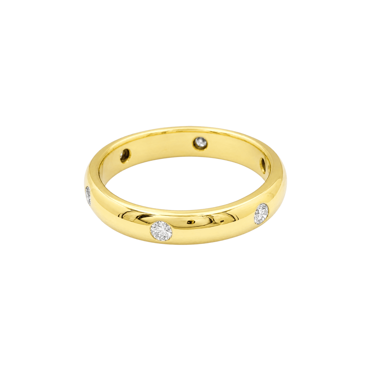 Bague Alliance CARTIER "Stella" en or jaune et diamants - Castafiore