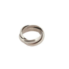 Bague Alliance CARTIER "Trinity" en or blanc - Castafiore