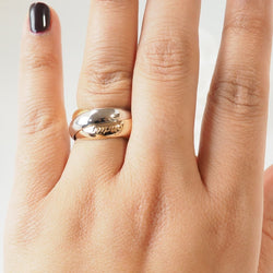 Bague Alliance CARTIER "Trinity" en or blanc, or jaune et or rose - Castafiore