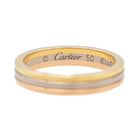 Bague Alliance CARTIER "Trinity" en or blanc, or rose et or blanc - Castafiore