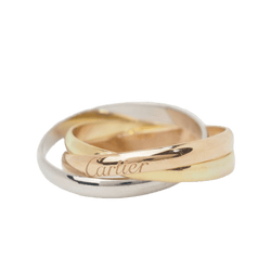 Bague Alliance CARTIER "Trinity" en or jaune, or blanc et or rose - Castafiore