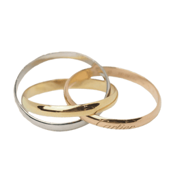 Bague Alliance CARTIER "Trinity" en or jaune, or blanc et or rose - Castafiore