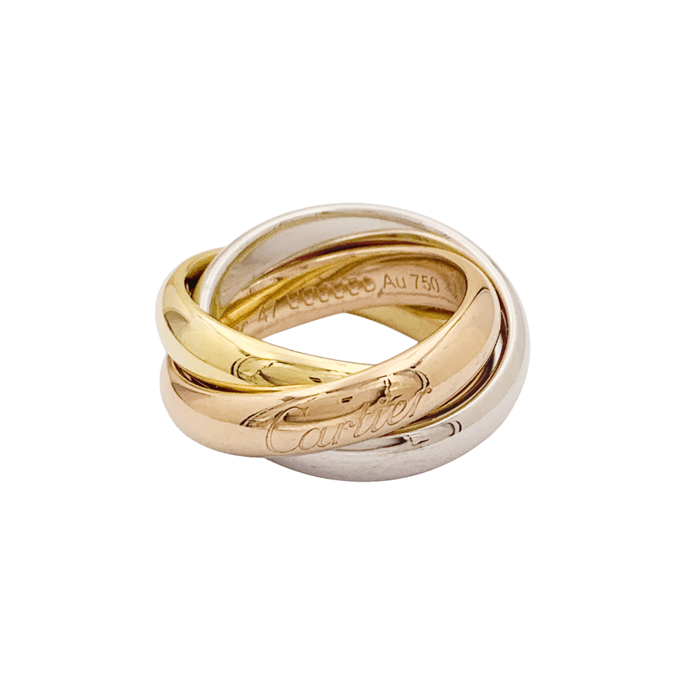 Ring Cartier, "Trinity", 3-tone gold.