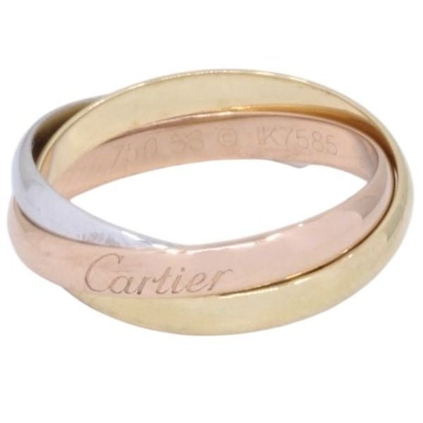 Bague Alliance CARTIER "Trinity" en or jaune, or blanc et or rose - Castafiore