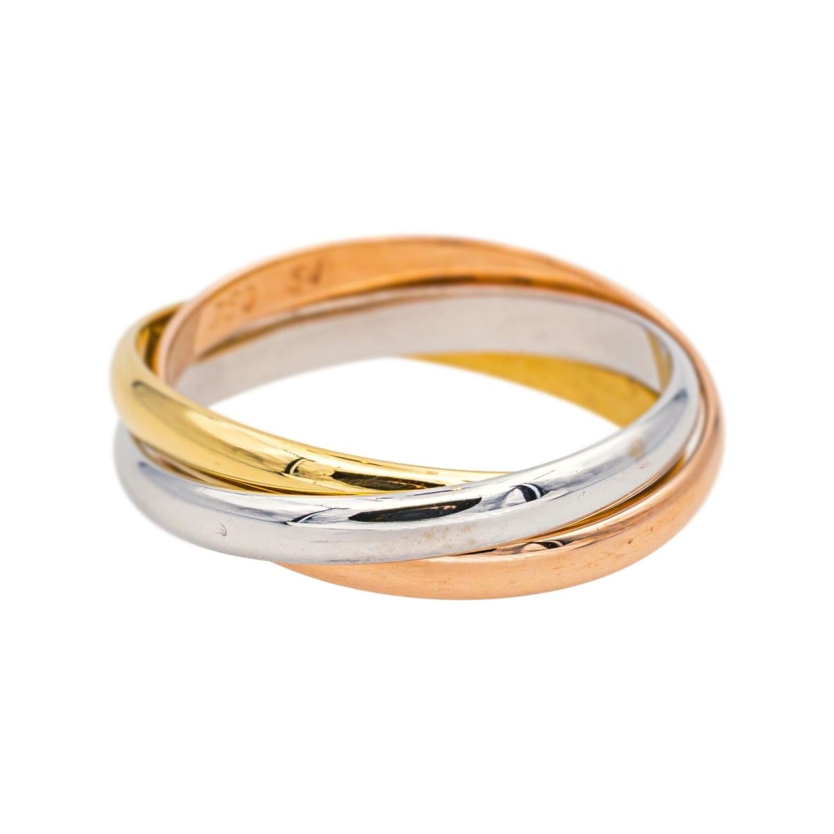 Bague Alliance CARTIER "Trinity" en or rose - Castafiore
