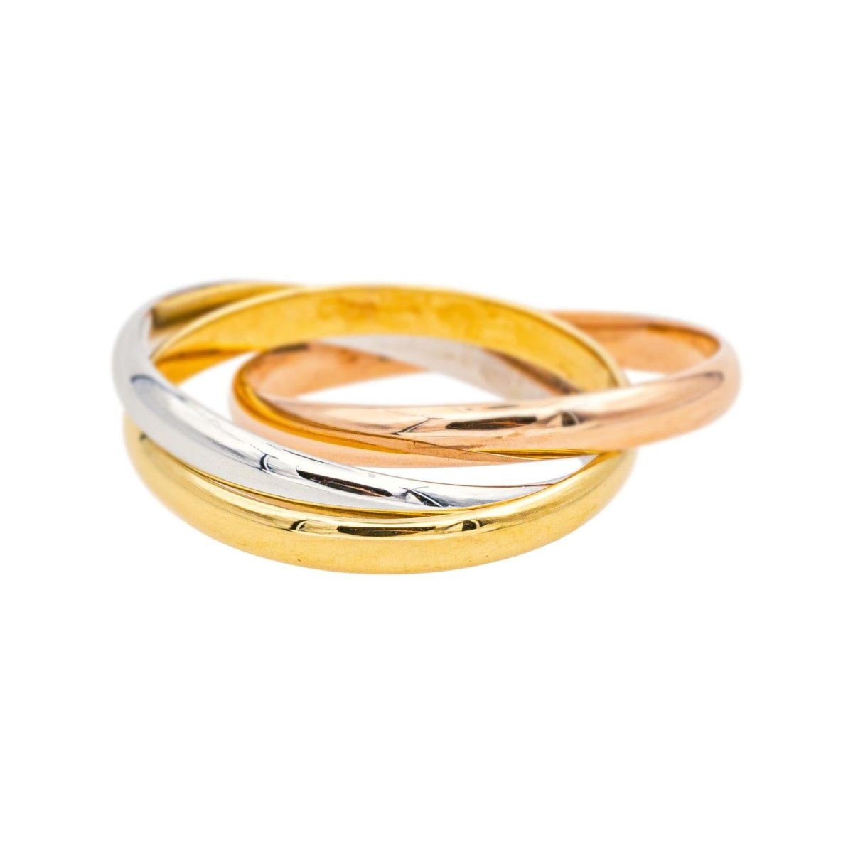 Bague Alliance CARTIER "Trinity" en or rose - Castafiore