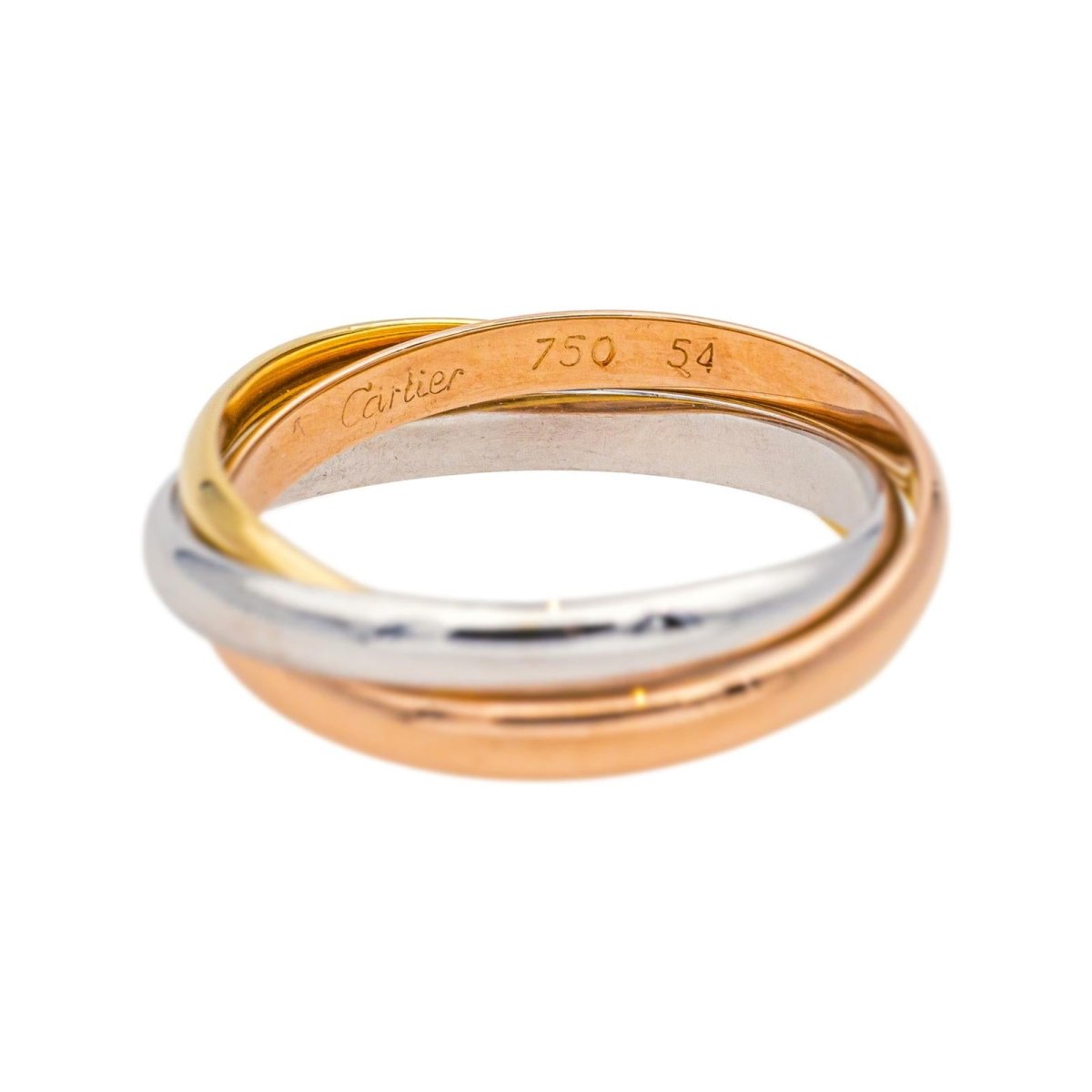 Bague Alliance CARTIER "Trinity" en or rose - Castafiore