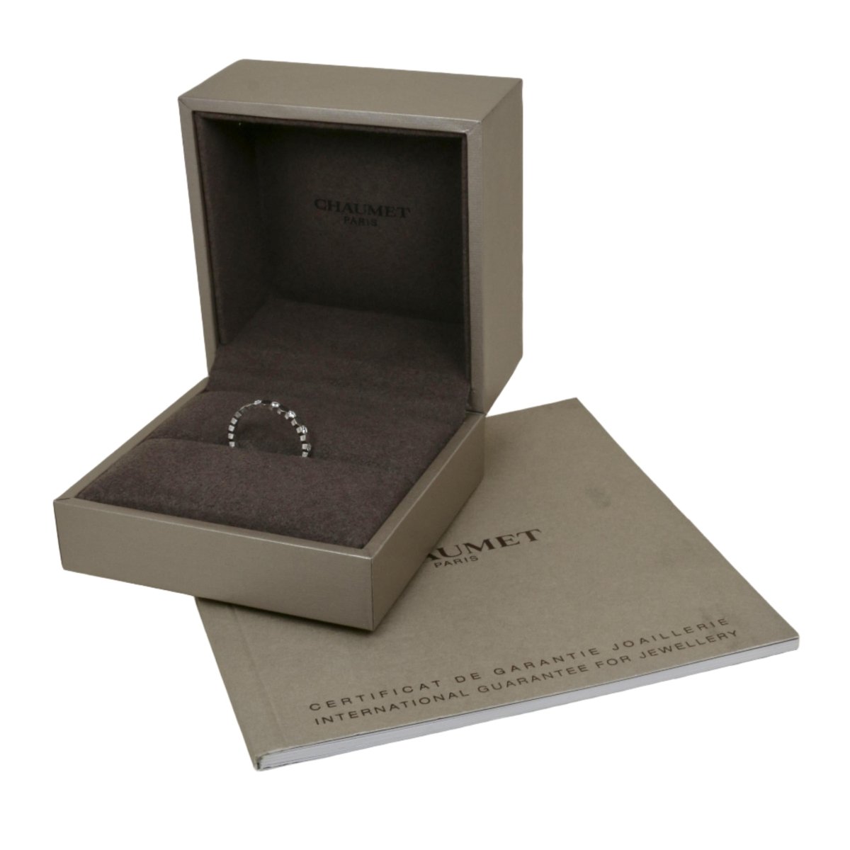 Bague Alliance CHAUMET "Bee My Love" en or blanc et diamant - Castafiore