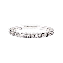 Bague Alliance CHAUMET en or blanc et diamants - Castafiore