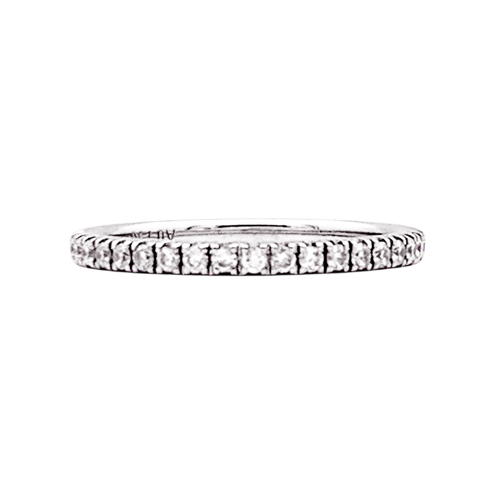 Bague Alliance CHAUMET en or blanc et diamants - Castafiore
