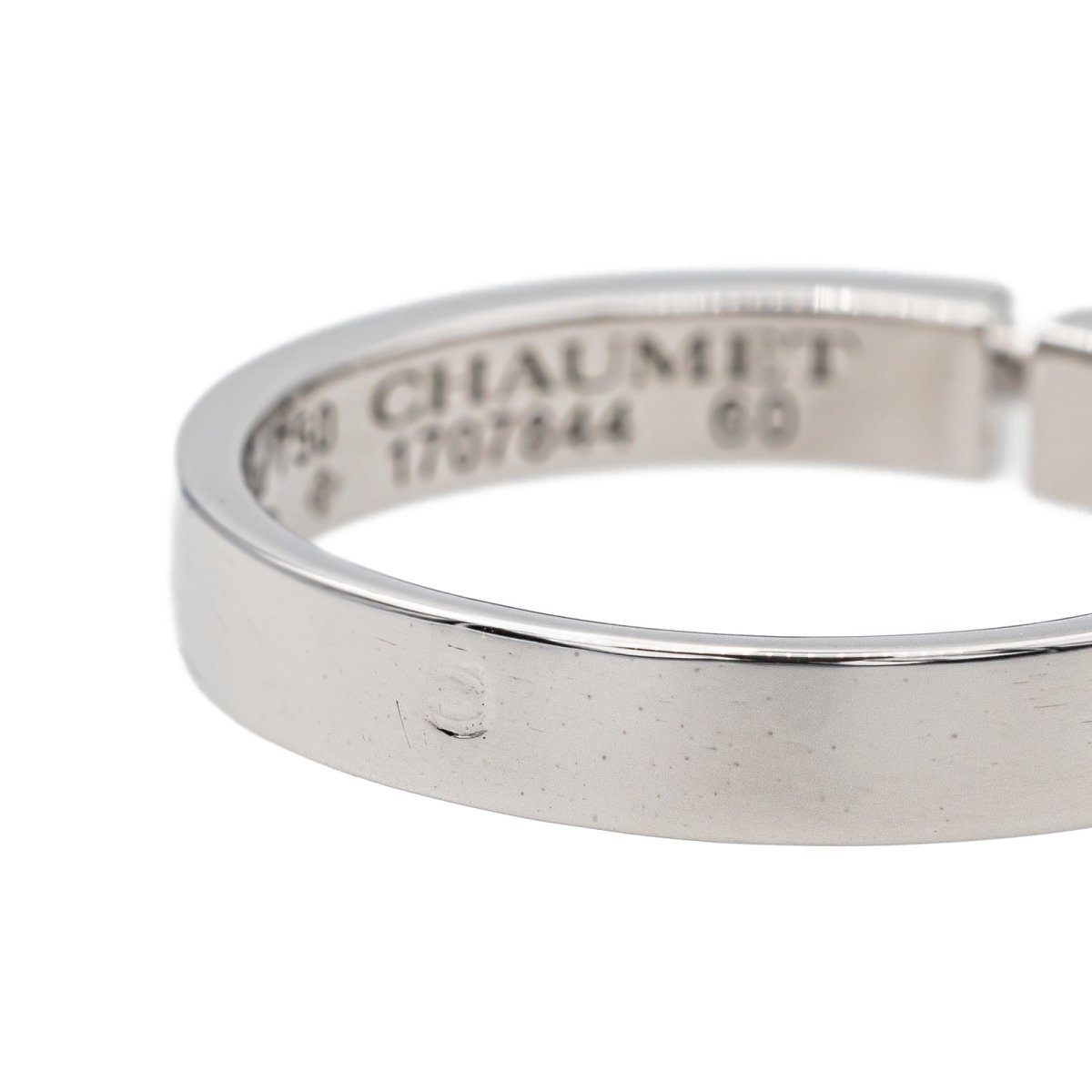 Bague Alliance CHAUMET "Liens évidence" en or blanc - Castafiore