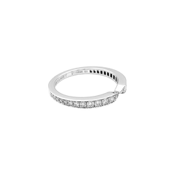 Bague Alliance CHAUMET "Triomphe" en platine et diamants - Castafiore