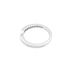 Bague Alliance CHAUMET "Triomphe" en platine et diamants - Castafiore