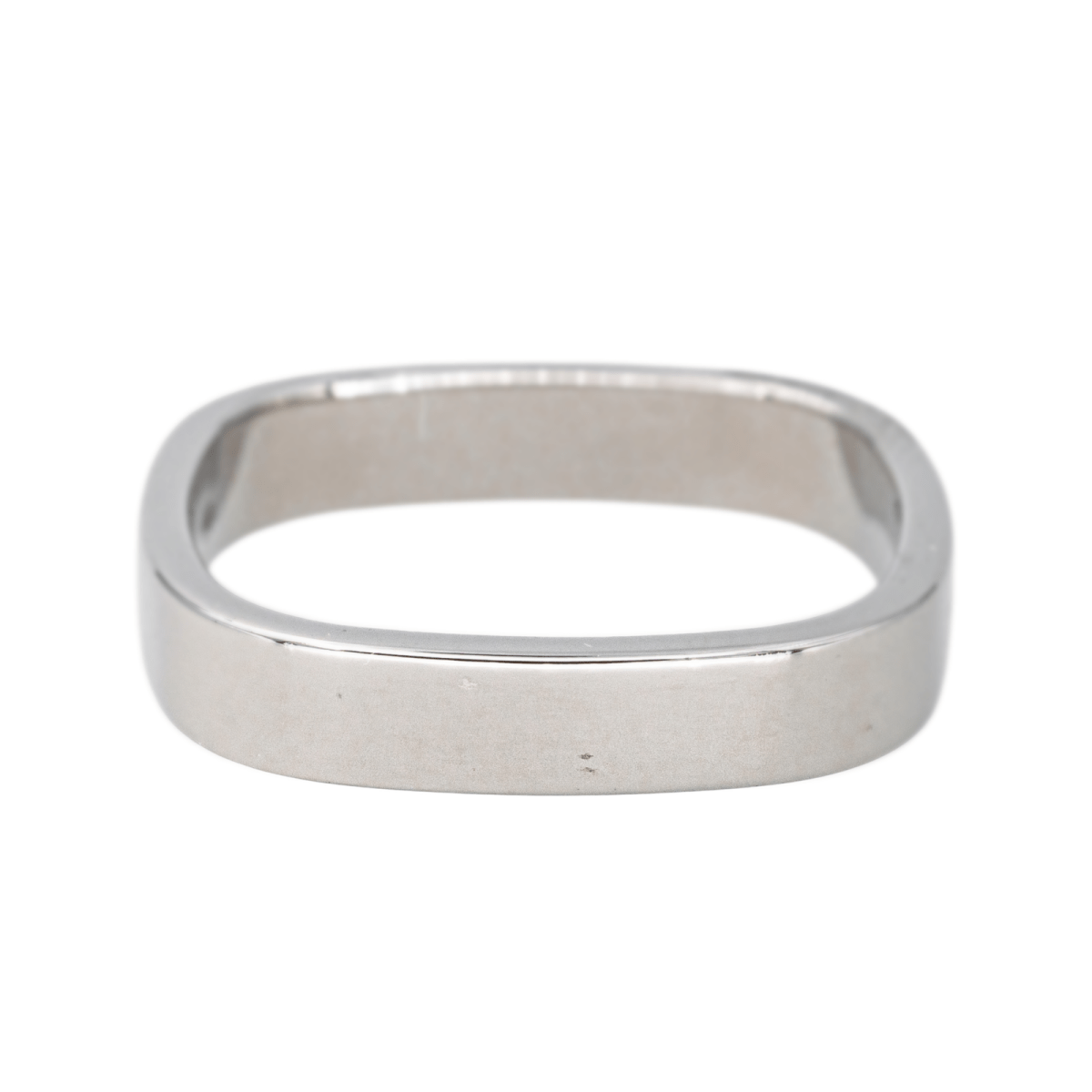 Bague Alliance DINH VAN "Alliance Carrée" en or blanc - Castafiore
