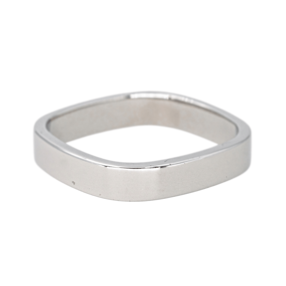 Bague Alliance DINH VAN "Alliance Carrée" en or blanc - Castafiore