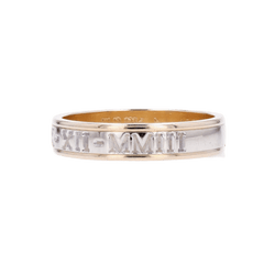 Bague Alliance en jaune et or blanc - Castafiore