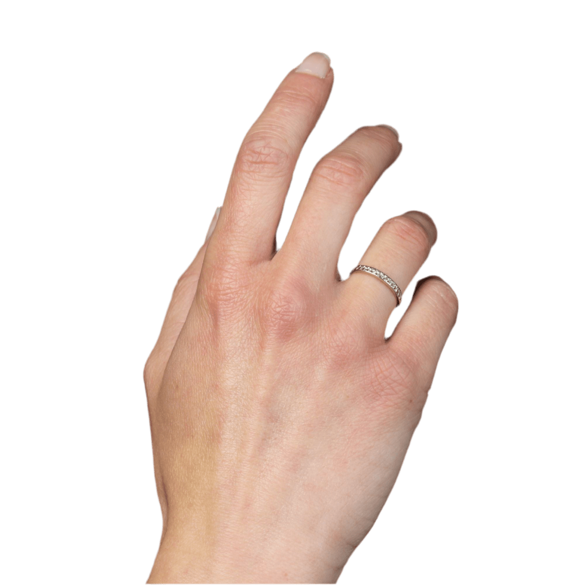 Bague Alliance en or blanc - Castafiore