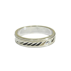 Bague Alliance en or blanc - Castafiore