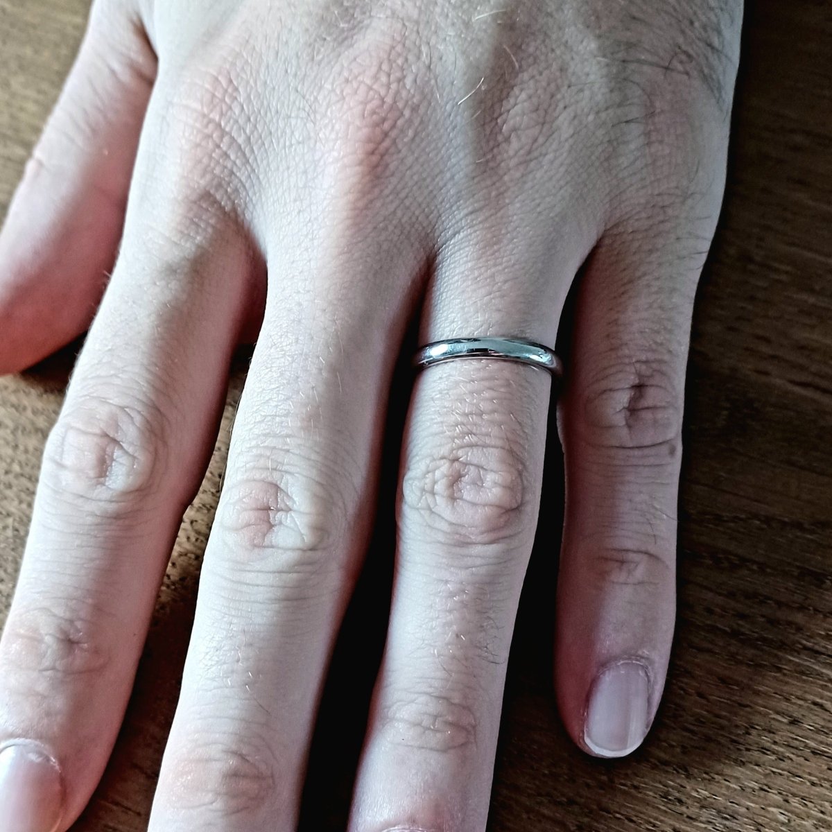 Bague Alliance en or blanc - Castafiore