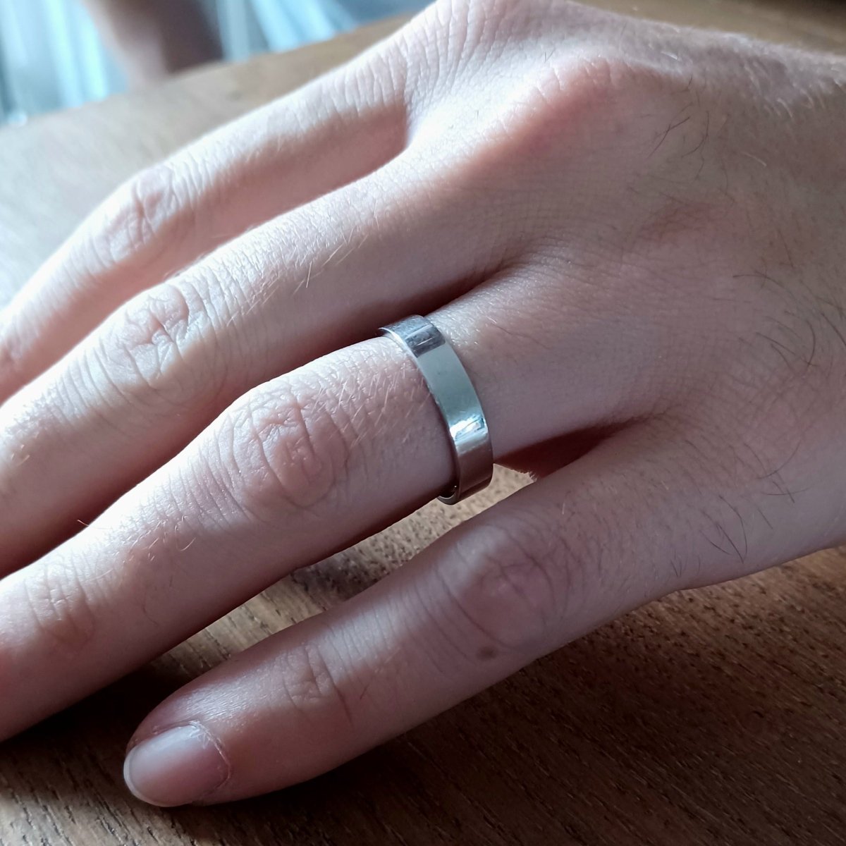 Bague Alliance en or blanc - Castafiore