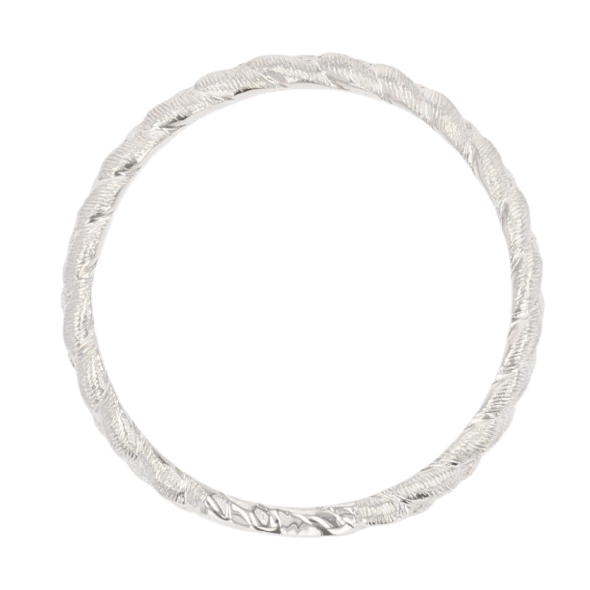 Bague Alliance en or blanc - Castafiore