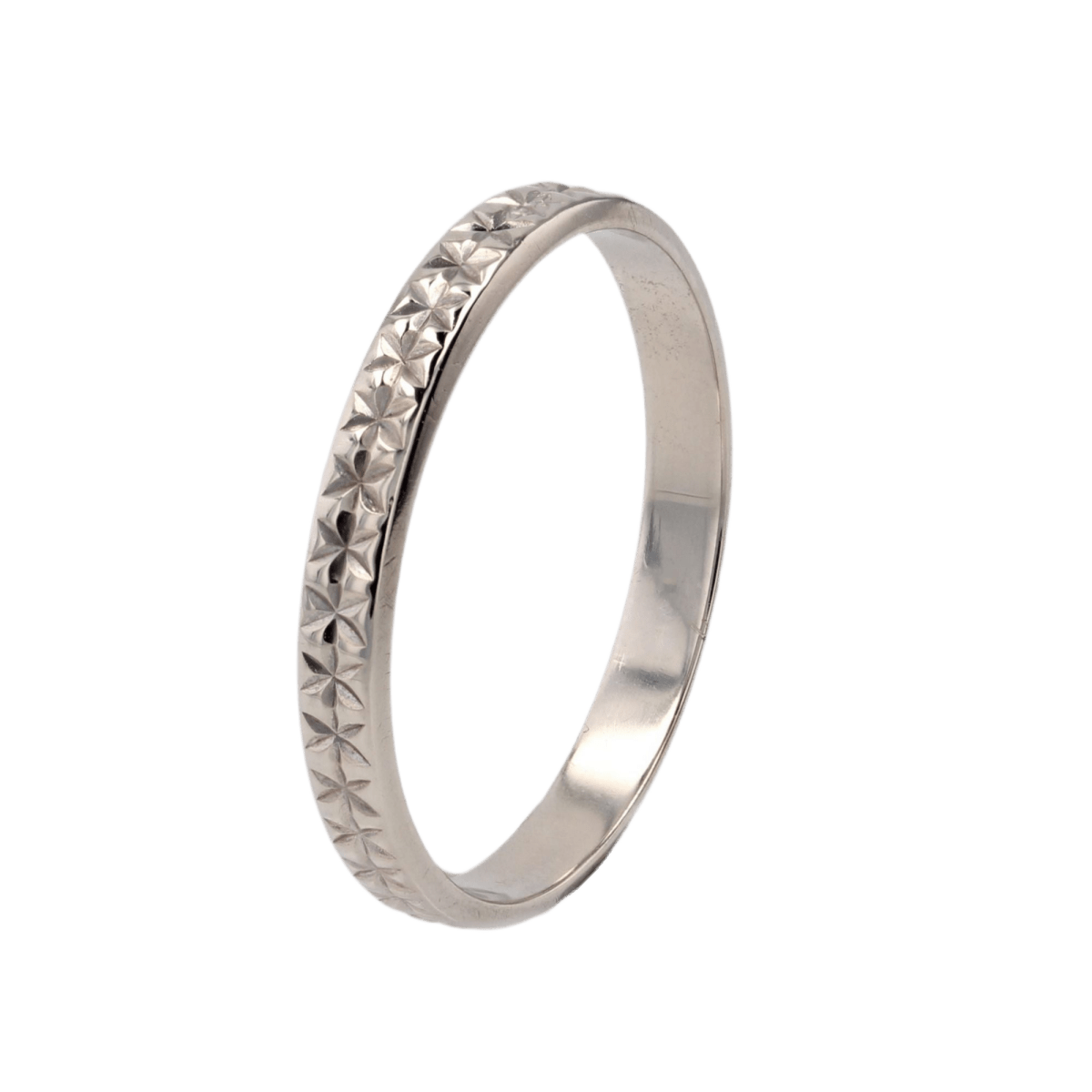 Bague Alliance en or blanc - Castafiore