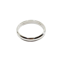 Bague Alliance en or blanc - Castafiore