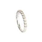 Bague Alliance en or blanc et diamant - Castafiore