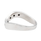 Bague Alliance en or blanc et diamant - Castafiore