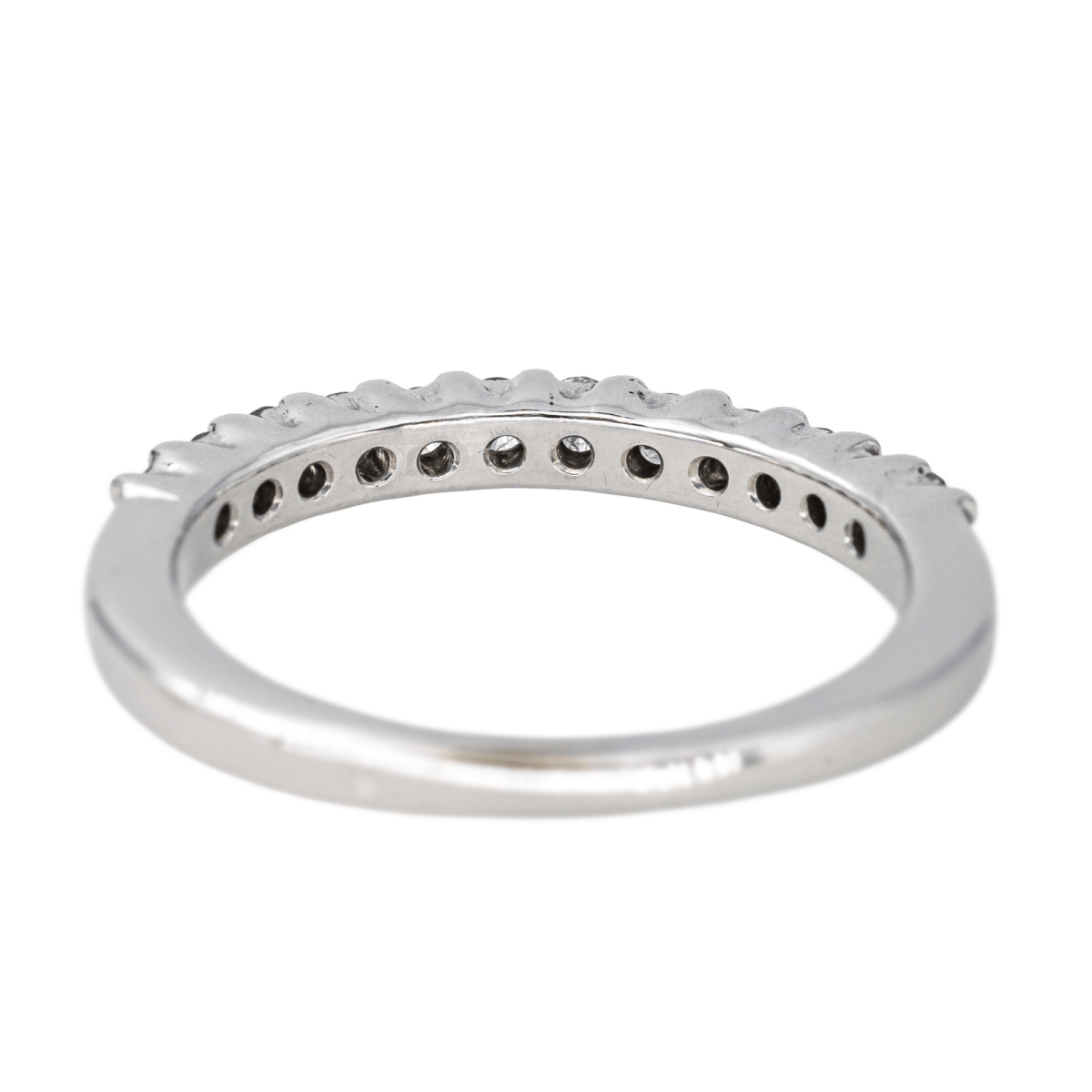 Bague Alliance en or blanc et diamant - Castafiore