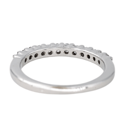 Bague Alliance en or blanc et diamant - Castafiore