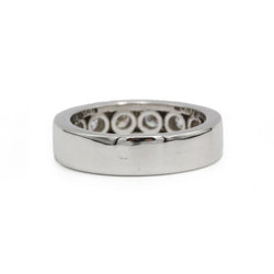 Bague Alliance en or blanc et diamants - Castafiore